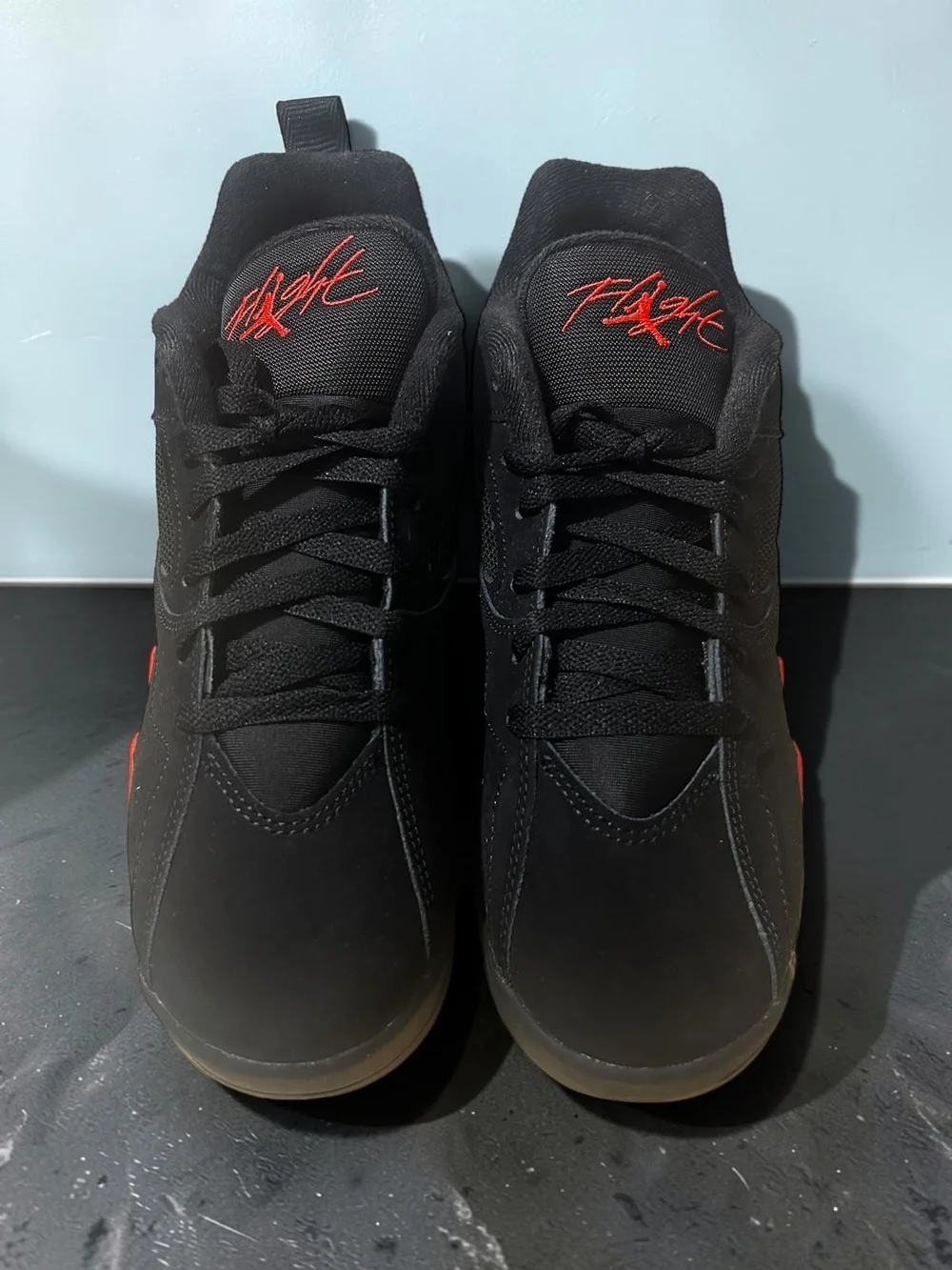 Air Jordan Black & Red Low-Top Sneaker
